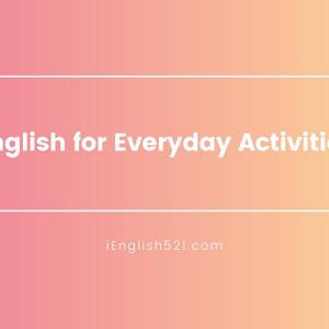 English for Everyday Activities: A Picture Process Dictionary by Lawrence J. Zwier