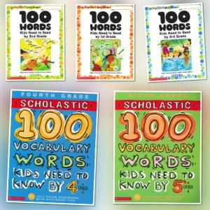 100 Vocabulary Words Kids Need to Know 1-5