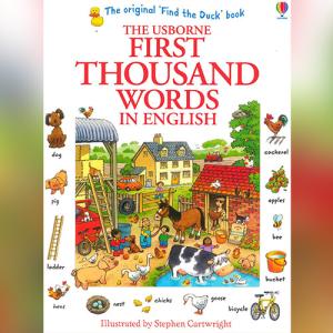 The Usborne First Thousand Words in English by Collectif